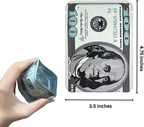 100 Pack Storage Bags Stand Up Packaging Resealable Snack Candy Baggies in Saudi Arabia