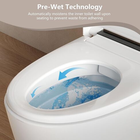 Deer Valley Smart Toilet مع Bidet مدمجة ، مرحاض كهربائي محدود الخزان ، مرحاض ذكي مع تسخين المقاعد ، التحكم عن بُعد in Kuwait