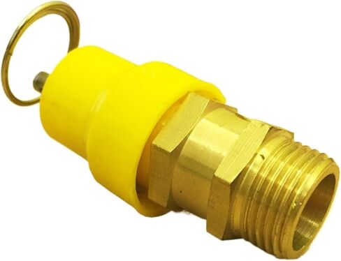 0.8Mpa 3/8" BSPT Air Compressor Pressure Relief Valve Safety Release Valve in Saudi Arabia