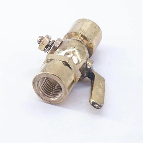 Brass Drain Stop Valve 1/4" Female to 1/4" Female, Suitable for Gas Oil Air in Saudi Arabia