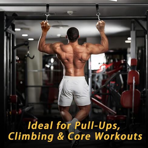 Wooden Grip Balls for Pull-Ups – 2-in-1 Flat Top & Half-Sphere Design – Beech Wood Forearm Strength Trainer with Straps & Metal Clips – for Climbers & Athletes in Saudi Arabia