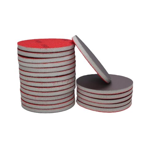 20 PCS 3 Inch Hook and Loop Sanding Sponge Discs 400-3000 Grit Wet Dry Sanding Pads, Foam Sandpaper for Random Orbital Sander, Curved Surface Large-Area Sanding Polishing for Metal Wood Auto (3 Inch) in Saudi Arabia