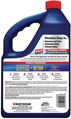 Roto Rooter Gel Clog Remover 1 gal. - Case of: 4;4 in Saudi Arabia