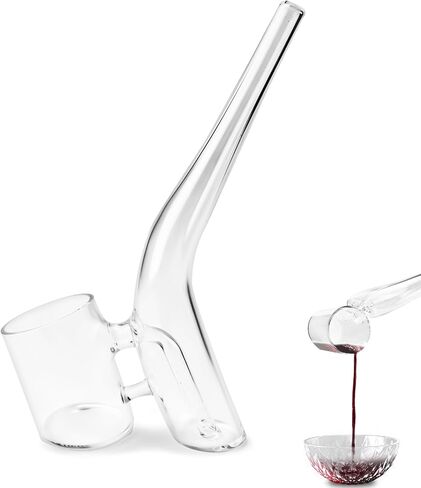 Glass Wine Dipper, Long Handle Pouring Ladle for Beer Champagne Oil Soy Sauce, Replaceable Pxy Glass Accessories, 60ml in Saudi Arabia
