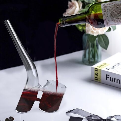 Glass Wine Dipper, Long Handle Pouring Ladle for Beer Champagne Oil Soy Sauce, Replaceable Pxy Glass Accessories, 60ml in Saudi Arabia