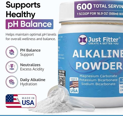 مسحوق بيكربونات الصوديوم يدعم توازن درجة الحموضة - تركيبة بيكربونات البوتاسيوم بطيئة الإطلاق لامتصاص أفضل - يساعد مسحوق بيكربونات البوتاسيوم على تقليل حمض الجسم - مكمل بيكربوناتو دي سوديو in Kuwait