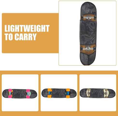 حقيبة كتف من Holibanna لحمل لوح التزلج بطول 80 سم، حقيبة ظهر رياضية متينة لحملها في الهواء الطلق لعشاق التزلج in Kuwait