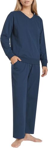 Latuza Women's Petite Cotton Lounge Set Long Sleeve Loungewear Outfits in Saudi Arabia