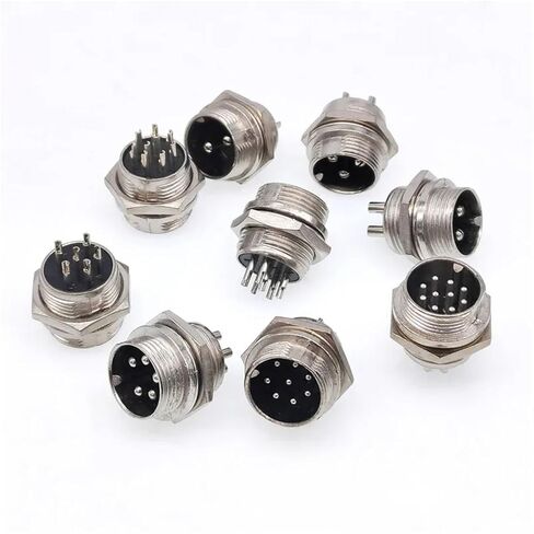GX16 * 10 قطعة كابل موصل 5/8 "2Pin3pin4pin 5pin6pin7pin8pin9pin10pin موصلات المقبس الإناث (10PIN مقبس 10 قطعة) in Saudi Arabia