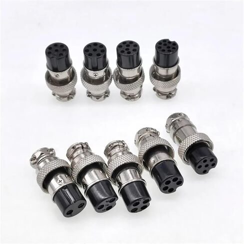GX16*10PCS Cable Connector 5/8" 2Pin3pin4pin 5pin6pin7pin8pin9pin10pin Female Socket Connectors(10PIN socket10PCS) in Saudi Arabia
