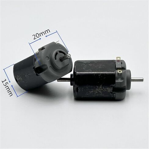 5-القطب الدوار المزدوج رمح صغير 130 موتور تيار مباشر DC12V 18 فولت 24 فولت 21600 دورة في الدقيقة عالية السرعة محرك مغناطيسي قوي 1 قطعة in Saudi Arabia