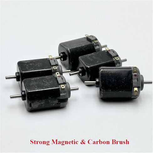 5-القطب الدوار المزدوج رمح صغير 130 موتور تيار مباشر DC12V 18 فولت 24 فولت 21600 دورة في الدقيقة عالية السرعة محرك مغناطيسي قوي 1 قطعة in Saudi Arabia
