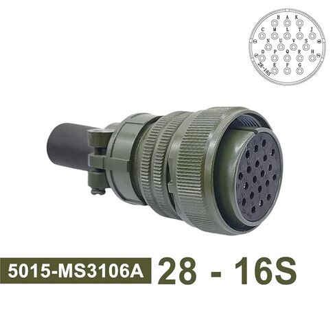 Military Specification Circular Connectors MS3102 5015 28-3 28-16 MIL-C 1Pcs(Plug 3106 28-16S) in Saudi Arabia