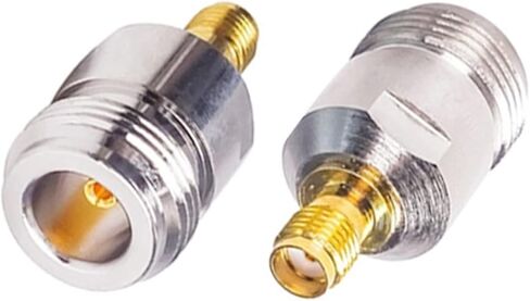 Copper RF Coaxial Coax N Female to S M A Female Connector S M A to N Plug Adapter 1Pcs in Saudi Arabia