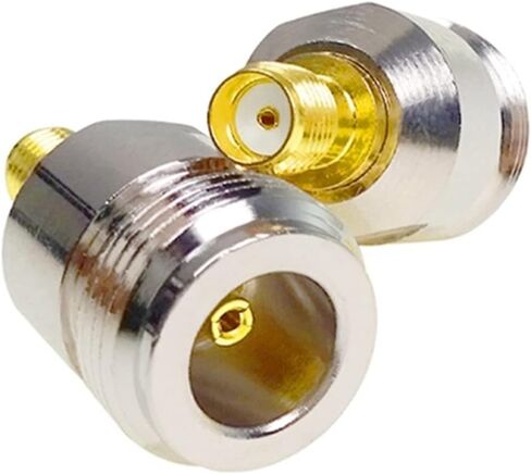 Copper RF Coaxial Coax N Female to S M A Female Connector S M A to N Plug Adapter 1Pcs in Saudi Arabia