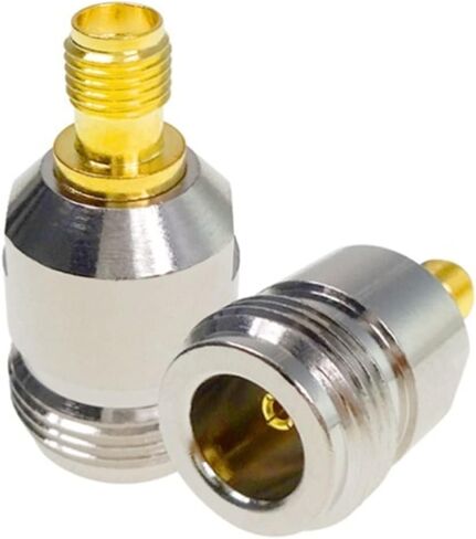 Copper RF Coaxial Coax N Female to S M A Female Connector S M A to N Plug Adapter 1Pcs in Saudi Arabia
