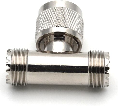 UHF-JKK High Frequency Coaxial Adapter UHF Two UHF Female Tee RF Adapter 1Pcs in Saudi Arabia