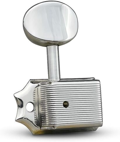 Gotoh Vintage Tuners مقبض بيضاوي نيكل 6 في خط - 21333NX in Kuwait