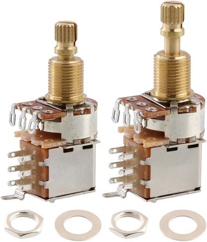 2 قطعة دفع دفع الغيتار الأواني الصوت تفتق الجهد النحاس سبليت رمح (A25K) in Kuwait