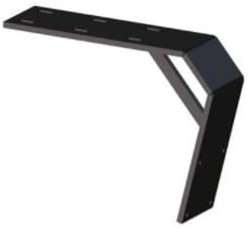 حامل سطح عمود الطاقة طويل 13 بوصة خلفي 11 بوصة قطرة - أسود in Kuwait