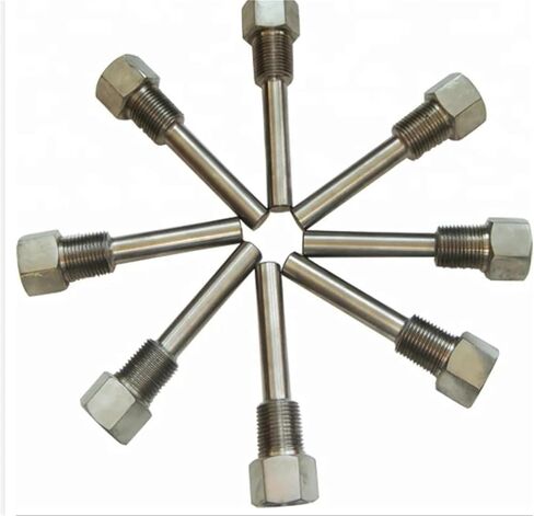 1pcs Thermowell for Temperature Gauge 304ss Bimetal Thermometer casing(100nn) in Saudi Arabia