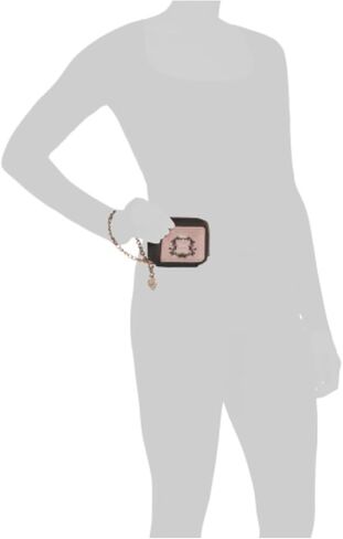 Juicy Couture Women's Square Zip Around Wallet with Wrist Strap (Plum) in Saudi Arabia