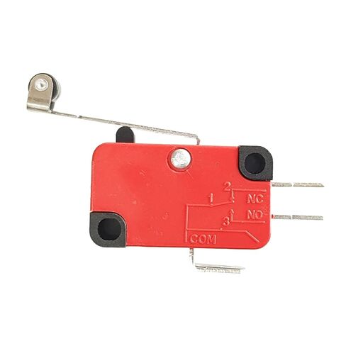 V-156-1C25 Limit Switch – SPDT Micro Switch with Long Hinge Roller Lever, 10 Pieces – Industrial Grade Switch for Arduino, ESP32, ESP8266, Raspberry Pi with Tutorials in Saudi Arabia
