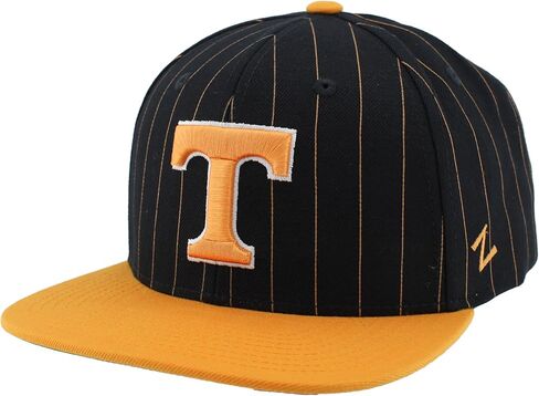 ZHATS NCAA Unisex-Adult NCAA Officially Licensed Adjustable Snapback Hat Flat Bill Z11 Retro Pinstripe in Saudi Arabia
