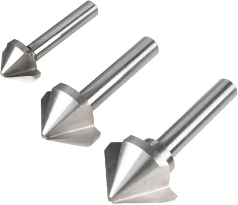 6.3-45mm 3 Flute 120 Degree Chamfer Countersink Drill Bits 1Pcs(45mm) in Saudi Arabia