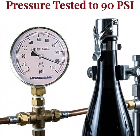 سدادة النبيذ وسدادة الشمبانيا مع ختم حاصل على براءة اختراع - 2 في 1، تصميم إيطالي، يحافظ على الفقاعات ومضادة للتسرب - قابلة لإعادة الاستخدام، مناسبة للنبيذ والكافا والبروسيكو والمياه الفوارة in Kuwait