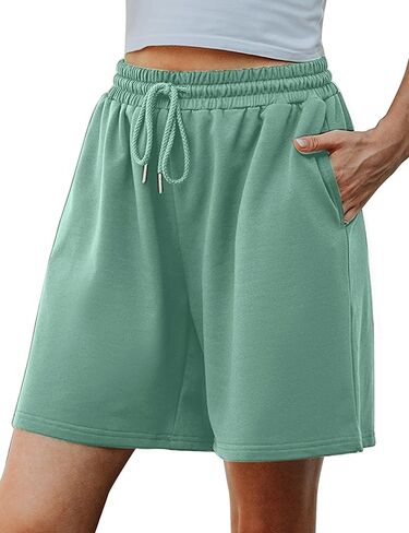 Quenteen Women's Athletic Shorts Jogger Sweat Casual Loose Bermuda Shorts (Available in Plus Size) in Saudi Arabia