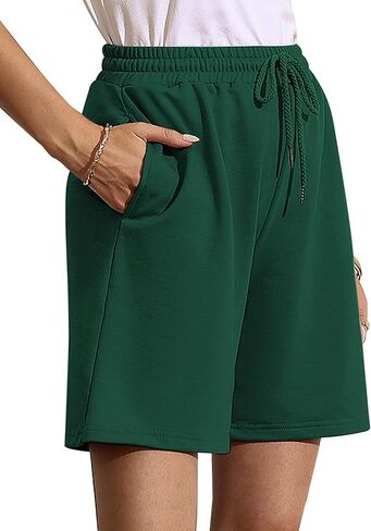Quenteen Women's Athletic Shorts Jogger Sweat Casual Loose Bermuda Shorts (Available in Plus Size) in Saudi Arabia
