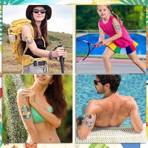 32 Pack Adhesive Patches Compatible with Dexcom G7 & Stelo CGM Patches Summer Beach Waterproof & Sweatproof Adhesive Tape Stickers Diabetic Sensor Covers Flexible Breathable Pre-Cut Patch in Saudi Arabia