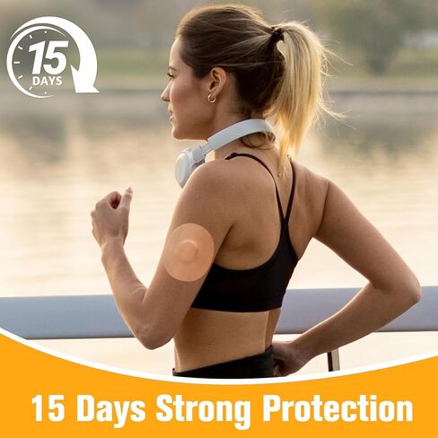 أغطية مستشعر Freestyle لـ Libre 3 Plus، 30 حزمة من أغطية مستشعر Libre 3 Plus المقاومة للماء، رقعة مستشعر CGM حريرية، علامة تبويب سهلة التقشير، لا تسبب الحساسية وخالية من اللاتكس، حماية لمدة 15 يومًا، بيج in Kuwait