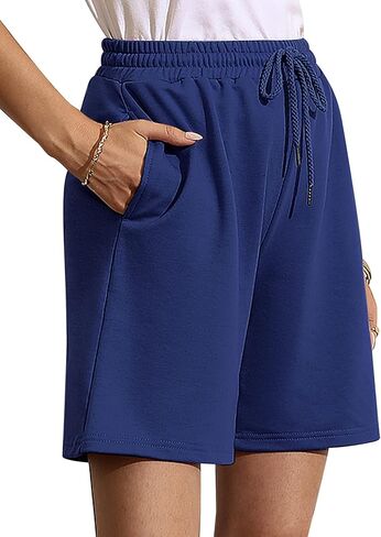 Quenteen Women's Athletic Shorts Jogger Sweat Casual Loose Bermuda Shorts (Available in Plus Size) in Saudi Arabia