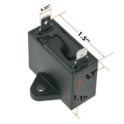 C61-P2 مكثف 6 فائق التوهج 250VAC 50/60 هرتز 10000AFC C22.2NO.190 85 درجة مئوية، UL E237947 in Kuwait