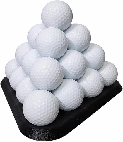 Pyramid Golf Ball Holder Organizer for 14 Balls Golf Ball Storage Rack Display Stand for Golf Simulator Room Desk or Garage in Saudi Arabia