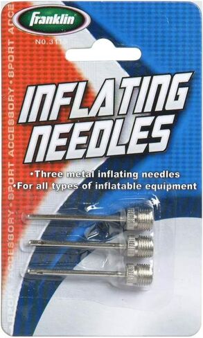 Franklin 3118 Metal Inflating Needles 3 Count (x4) in Saudi Arabia