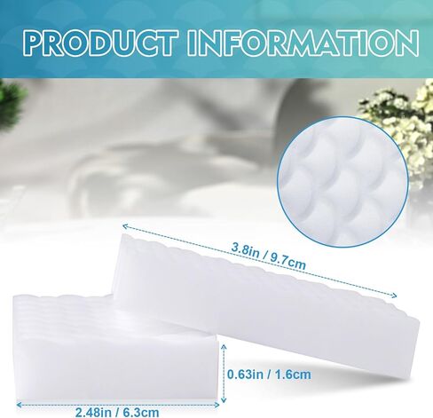 GLIMGLINT 96PK Magic Sponge Erasers, 2X Density Melamine Sponge Foam Pads, Household Cleaning Supplies Cleaner for Kitchen, Bathroom, Bathtub, Sink, Wall Cleaner, Furniture, Boat in Saudi Arabia