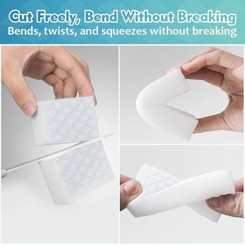 GLIMGLINT 96PK Magic Sponge Erasers, 2X Density Melamine Sponge Foam Pads, Household Cleaning Supplies Cleaner for Kitchen, Bathroom, Bathtub, Sink, Wall Cleaner, Furniture, Boat in Saudi Arabia