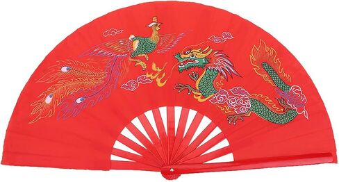 Sturdy and Environmental Chinese Fan, Delicate Painting, Silk Fan, for Tai Chi Dance Training in Saudi Arabia