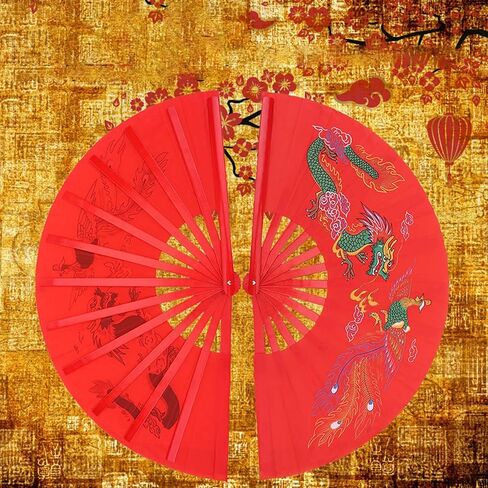 Sturdy and Environmental Chinese Fan, Delicate Painting, Silk Fan, for Tai Chi Dance Training in Saudi Arabia