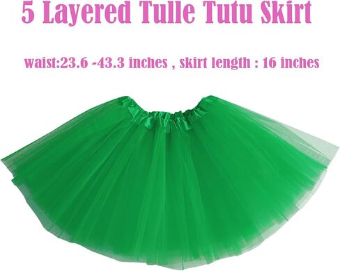 Women Christmas Red and Green Tutu Skirt with Sock Set, Adult Christmas Tutu Custome Accessories for Xmas Party in Saudi Arabia