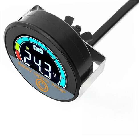 1 قطعة 5918 DC7-100V الفولتميتر الرقمي الدائري مقاوم للماء قدرة البطارية رصد جهاز قياس الجهد الكهربائي مؤشر مستوى البطارية العالمي (مضمن) in Kuwait