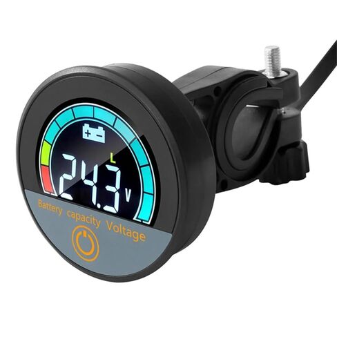 1 قطعة 5918 DC7-100V الفولتميتر الرقمي الدائري مقاوم للماء قدرة البطارية رصد جهاز قياس الجهد الكهربائي مؤشر مستوى البطارية العالمي (مضمن) in Kuwait