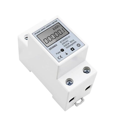 1 قطعة التيار المتناوب 220 فولت 230 فولت 60A 50 هرتز شاشة ديجيتال مرحلة واحدة مقياس الطاقة الكهربائية كيلوواط ساعة التيار المتناوب الرقمية واط ساعة متر اختبار متر الدين السكك الحديدية in Kuwait