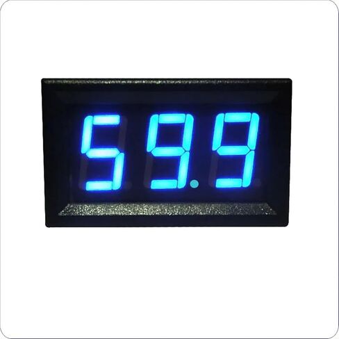 1 قطعة YB27 ثلاثة أسلاك LED مقياس الجهد الرقمي الفولتميتر 0-10 فولت 0-30 فولت 0-100 فولت 0-300 فولت 0-600 فولت كاشف الجهد لوحة فولت متر (غطاء أبيض-أحمر، DC00-1000V) in Kuwait