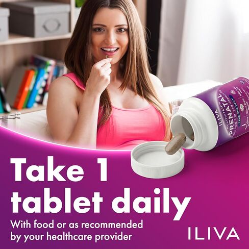 Prenatal Vitamins for Women- Sophisticated Folate and 18 Vitamins and Minerals for Neural Tube Support & Fetal Brain Development, Gluten-Free, Dairy-Free & Soy-Free - 30 Capsules - 30 Servings in Saudi Arabia
