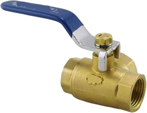 1 Pcs Female Brass Ball Valve Tee 1/2 Inch BSPP Connection in Saudi Arabia