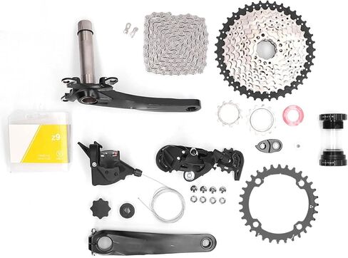 Gavigain 9 Speed Groupset High Strength Flywheel Bike Shift Kit for Cycling Enthusiasts in Saudi Arabia